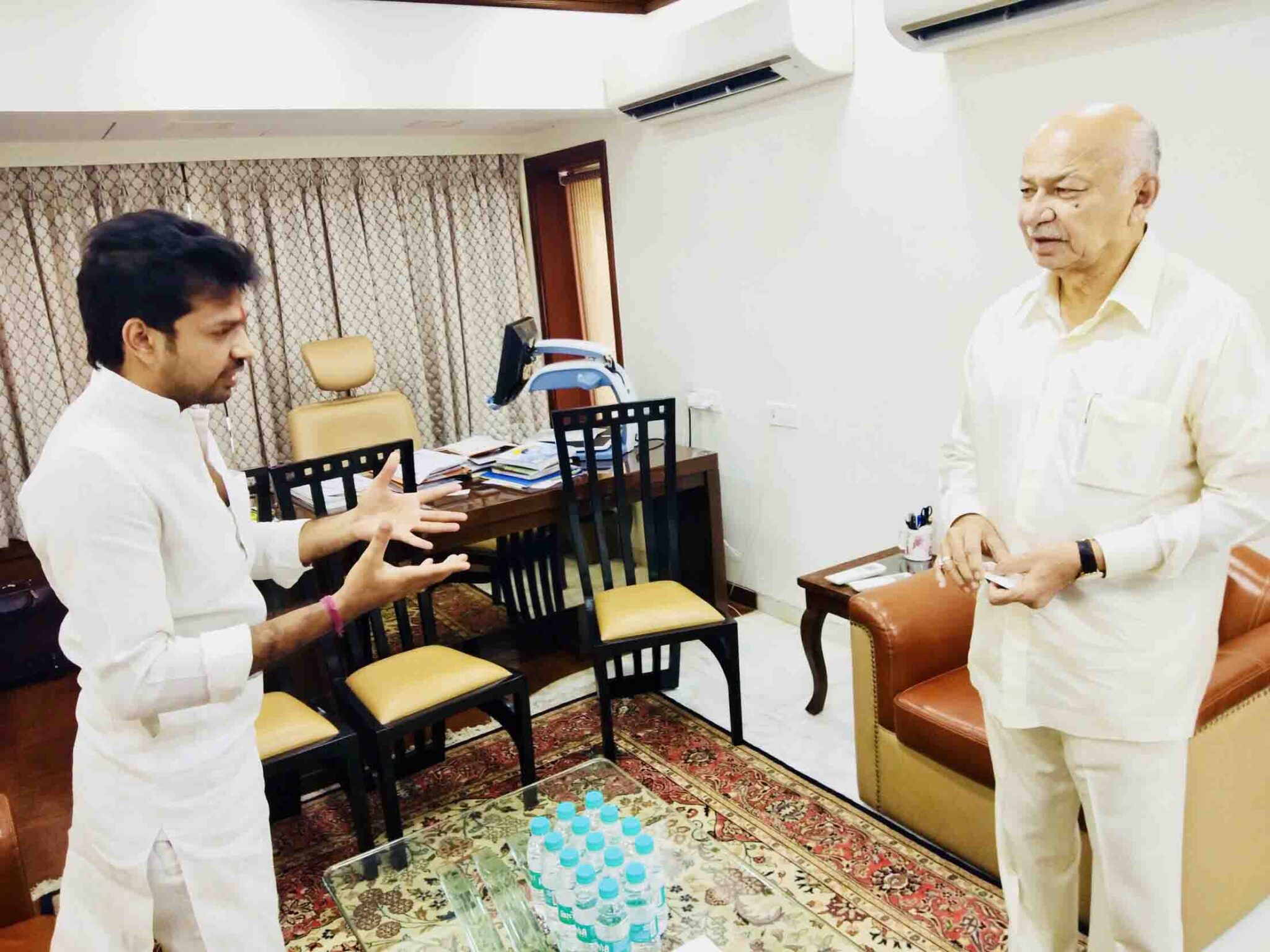 meeting with hon shri sushil kumar shinde [ former home minister